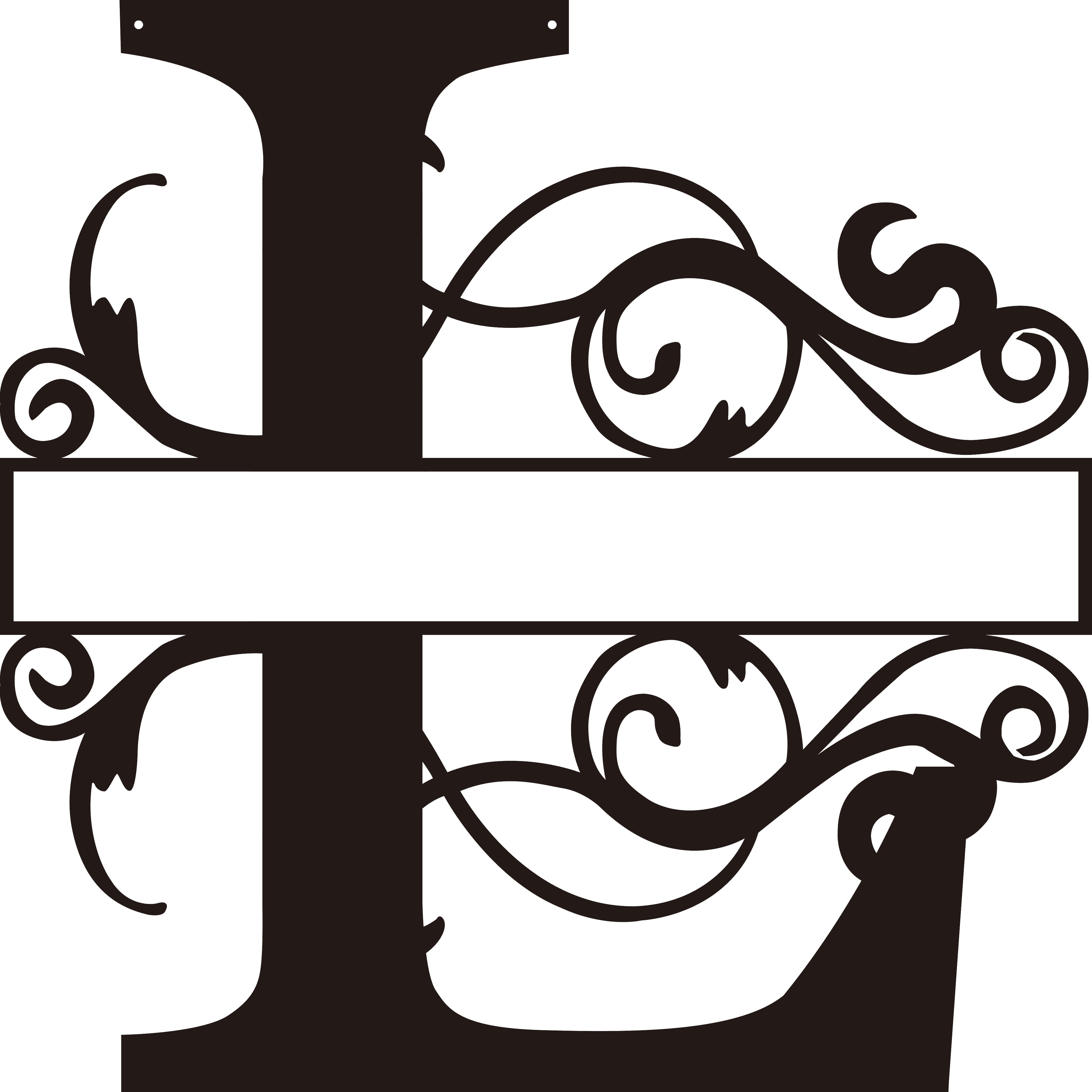 Personalized Split Letter Craft Sign For Home