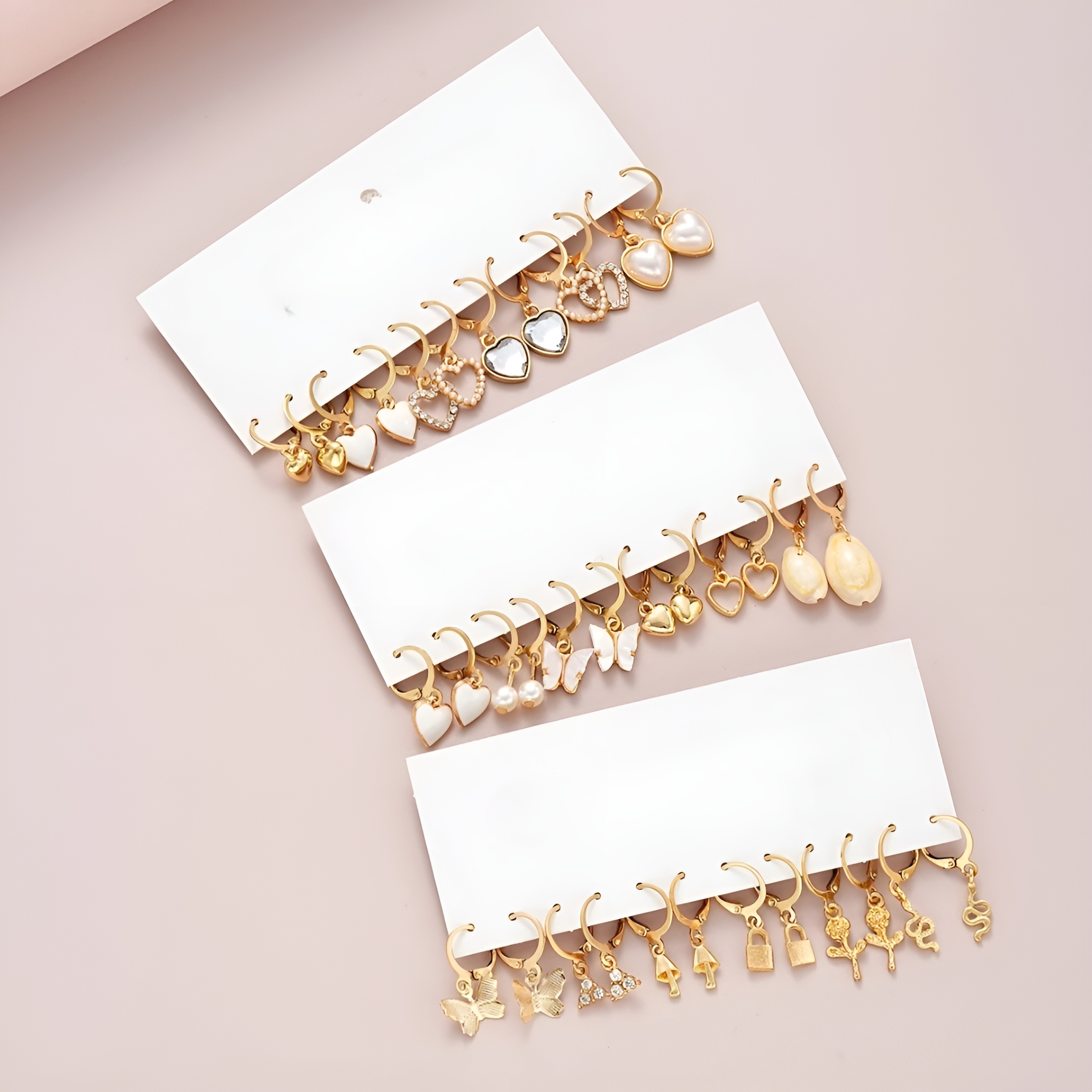 73 Piece Fashion Jewelry Set With Earrings Necklaces Rings And Bracelets For Women