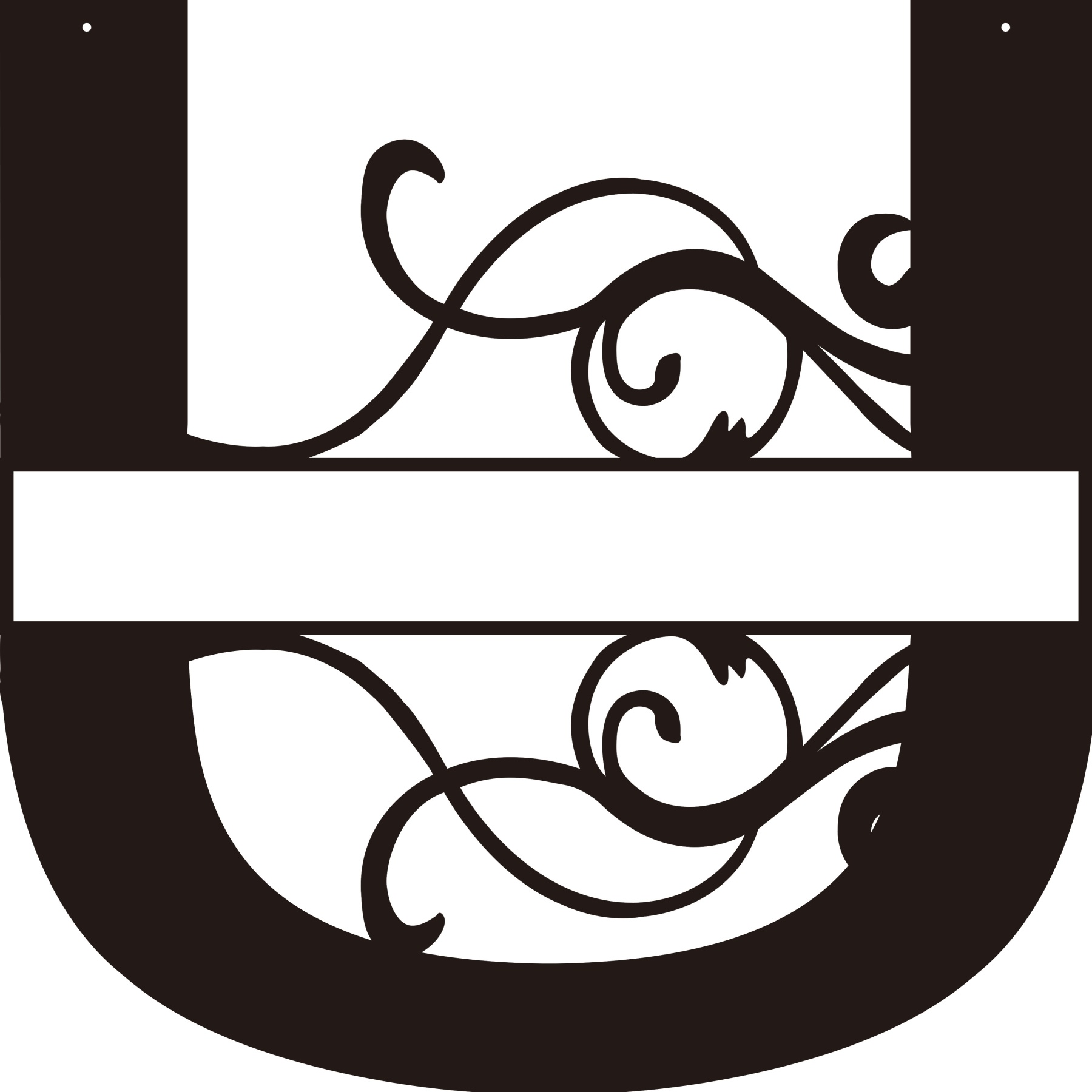 Personalized Split Letter Craft Sign For Home