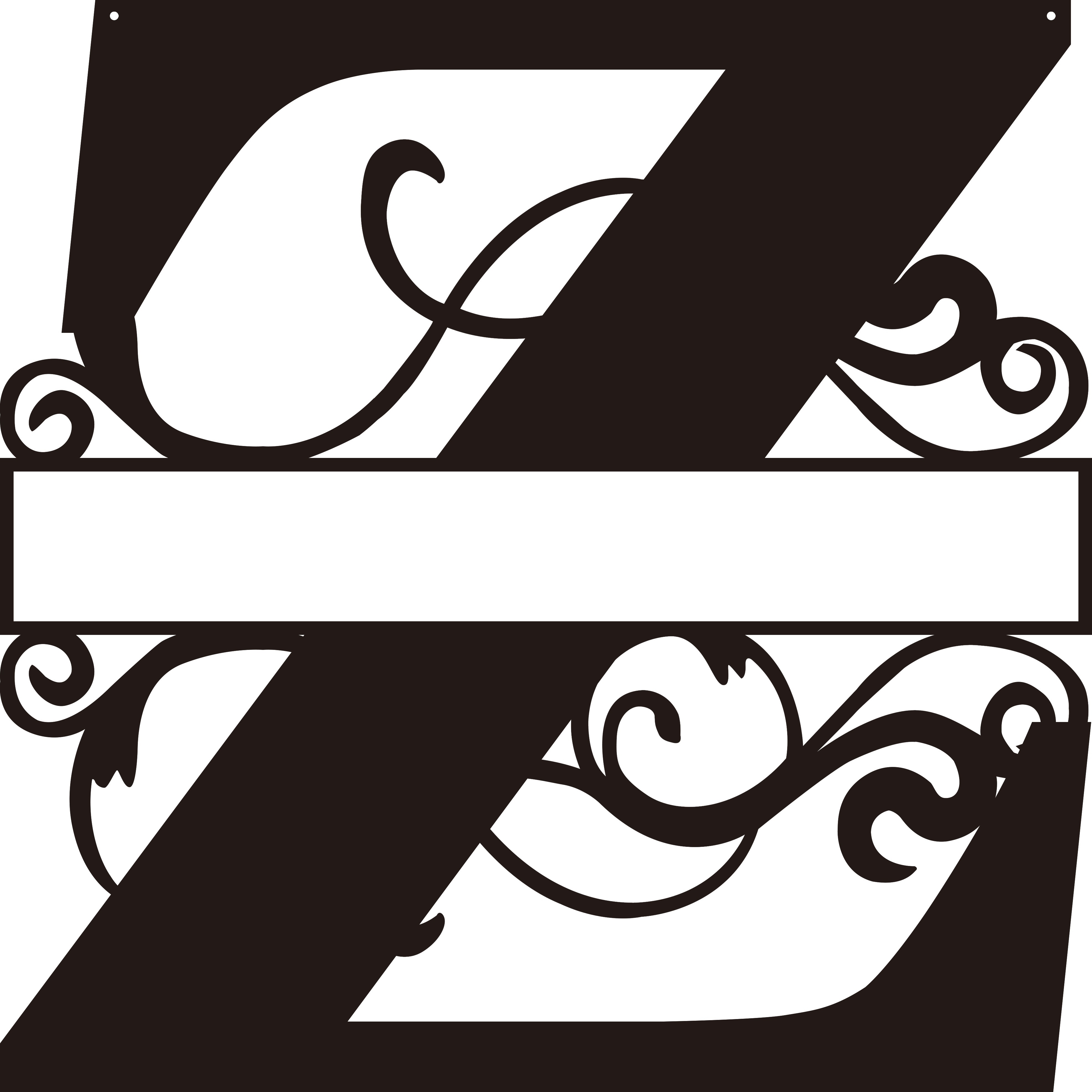 Personalized Split Letter Craft Sign For Home