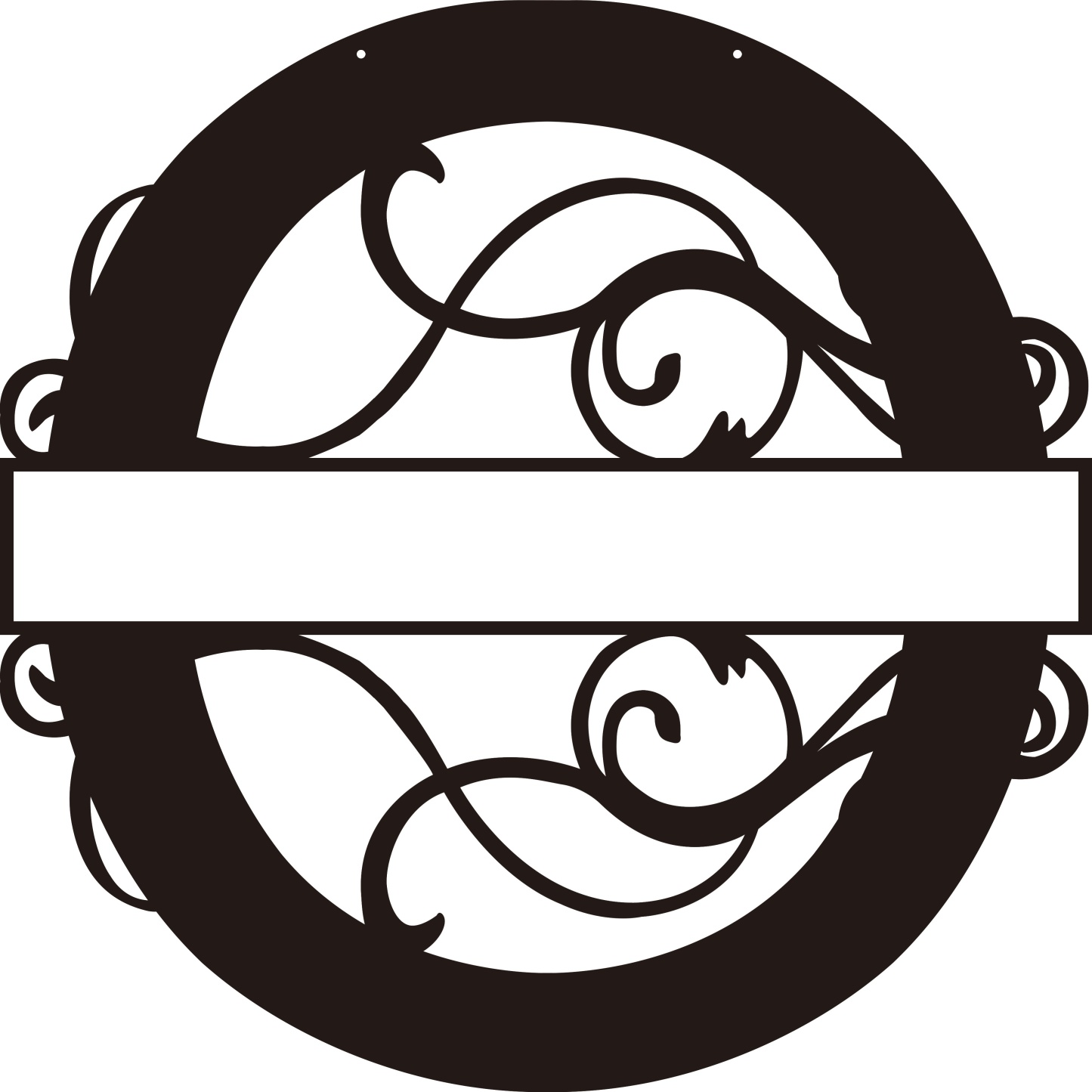 Personalized Split Letter Craft Sign For Home