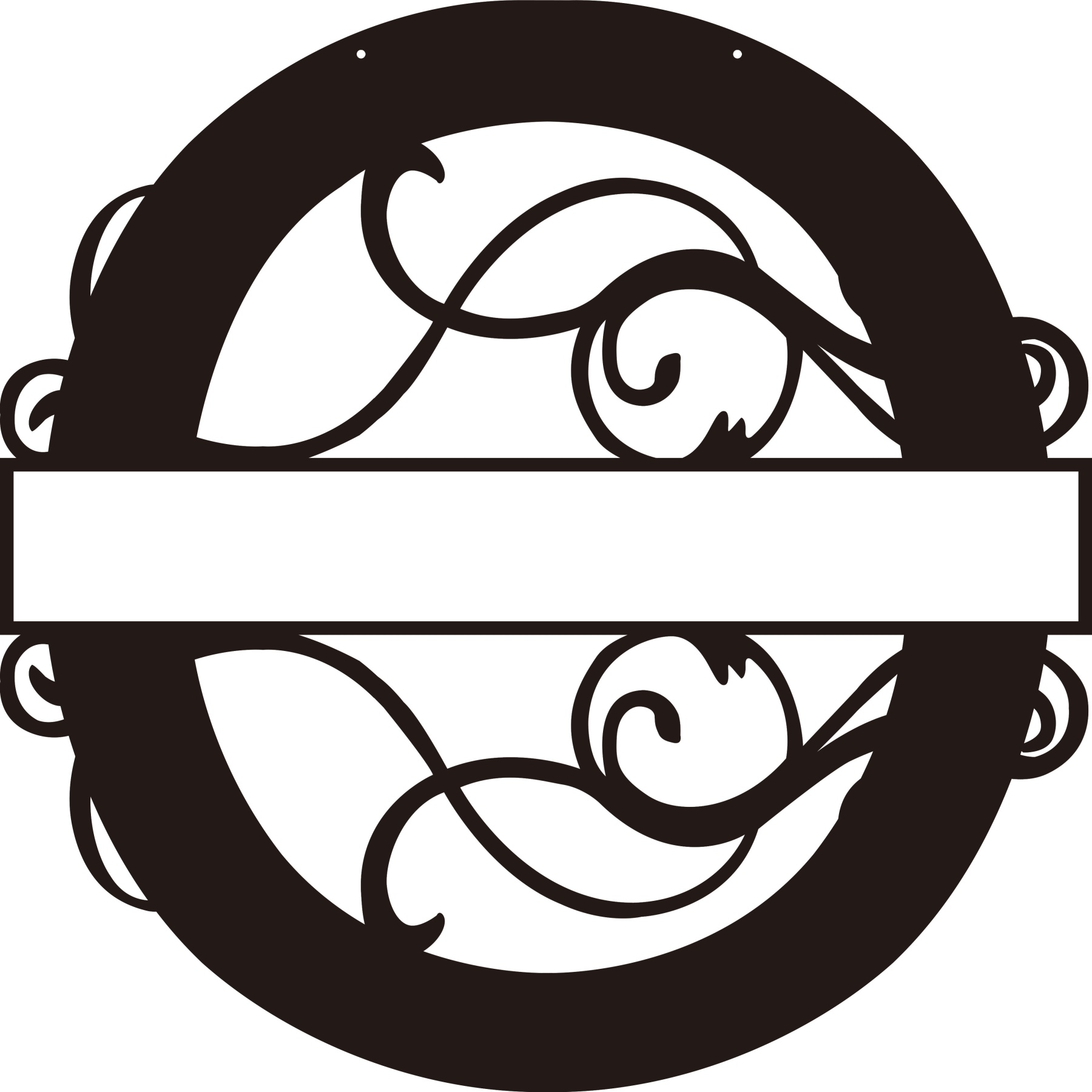 Personalized Split Letter Craft Sign For Home