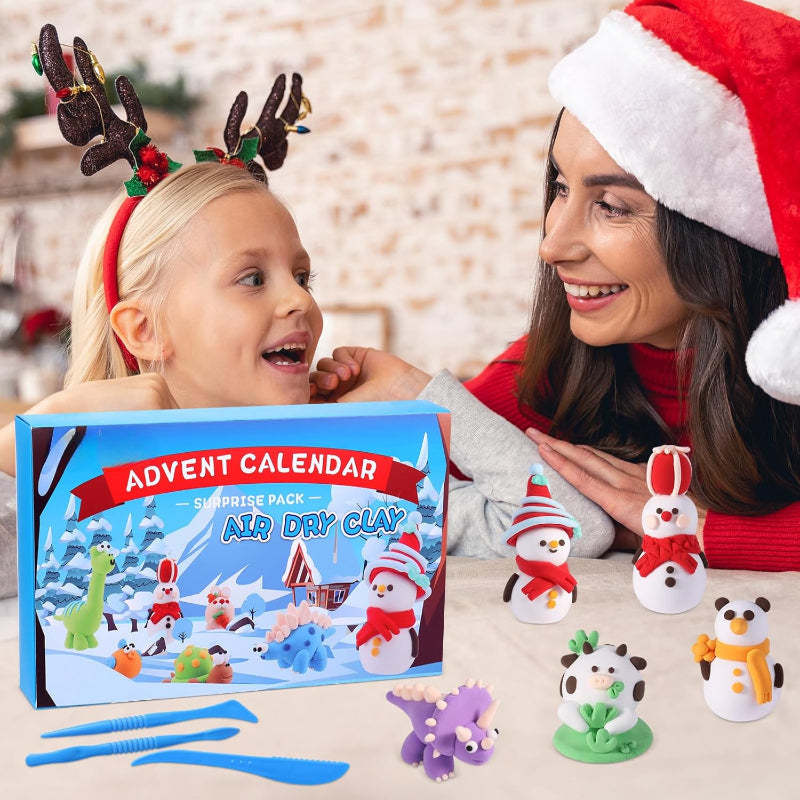 Holiday Advent Calendar With Molding Clay Toys-Personalized Jewels