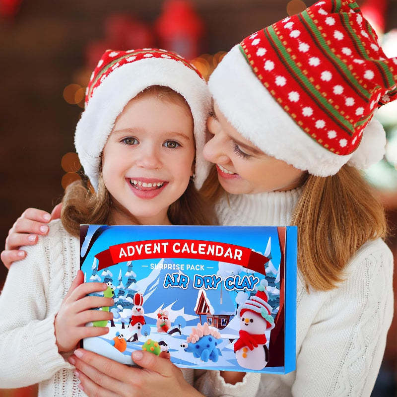 Holiday Advent Calendar With Molding Clay Toys-Personalized Jewels