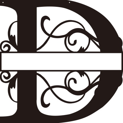 Personalized Split Letter Craft Sign For Home