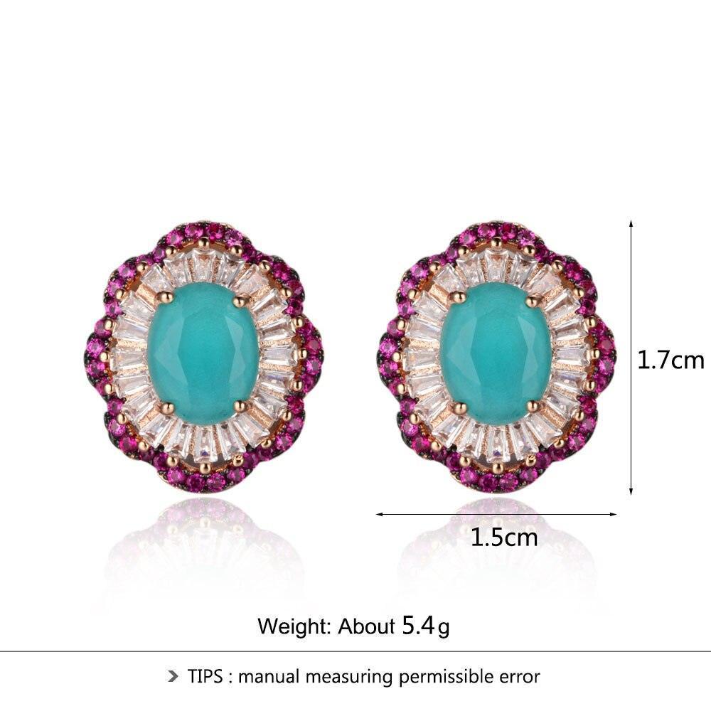 925 Sterling Silver Accessories for Women - Floral Earrings for Women - Fashionable Jewelry for Women - Stud Earrings for Women - Trendy Accessories for Women - Personalized Jewel