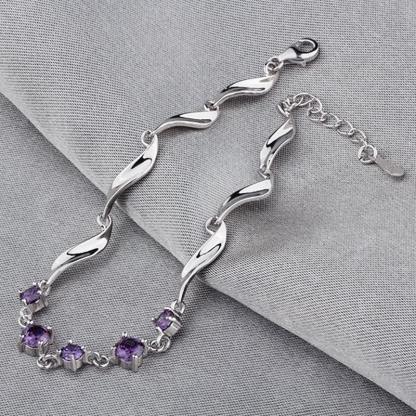 925 Sterling Silver Bracelets For Women Fashion Wedding Jewely Cubic Zircionia Bracelets & Bangles Gift - Personalized Jewel