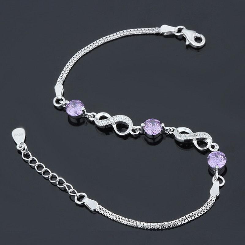 925 Sterling Silver Bracelets For Women Jewely Cubic Zircionia Bracelets & Bangles Gift For Her - Personalized Jewel