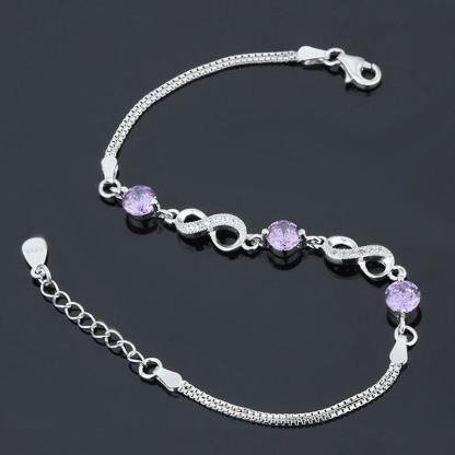 925 Sterling Silver Bracelets For Women Jewely Cubic Zircionia Bracelets & Bangles Gift For Her - Personalized Jewel
