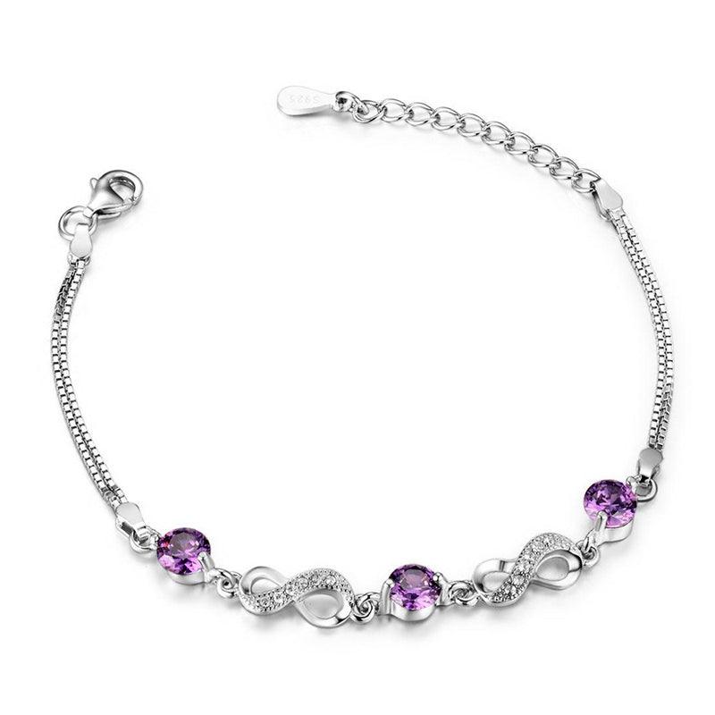 925 Sterling Silver Bracelets For Women Jewely Cubic Zircionia Bracelets & Bangles Gift For Her - Personalized Jewel