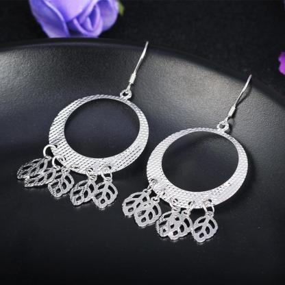 925 Sterling Silver Chandelier Drop Earrings for Women, Trendy Party Fashion Jewelry - Personalized Jewel