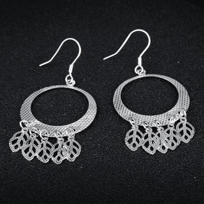 925 Sterling Silver Chandelier Drop Earrings for Women, Trendy Party Fashion Jewelry - Personalized Jewel