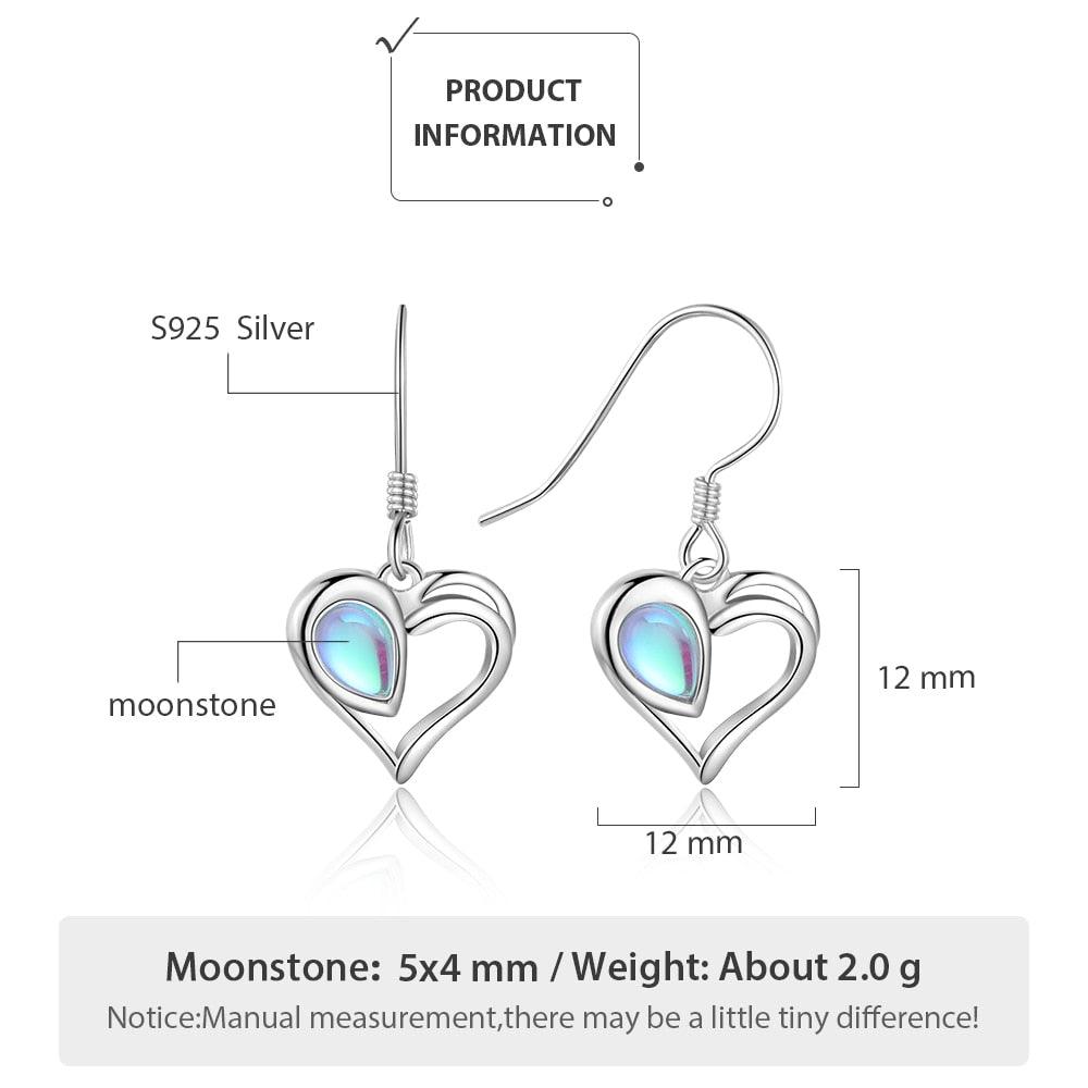 925 Sterling Silver Dangling Earrings-Personalized Jewels