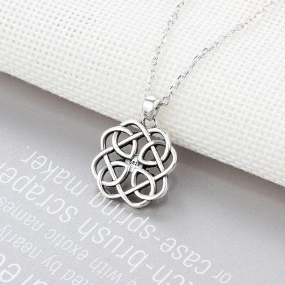 925 Sterling Silver Geometric Art Pattern Pendant Necklace, Jewelry Gift for Women - Personalized Jewel
