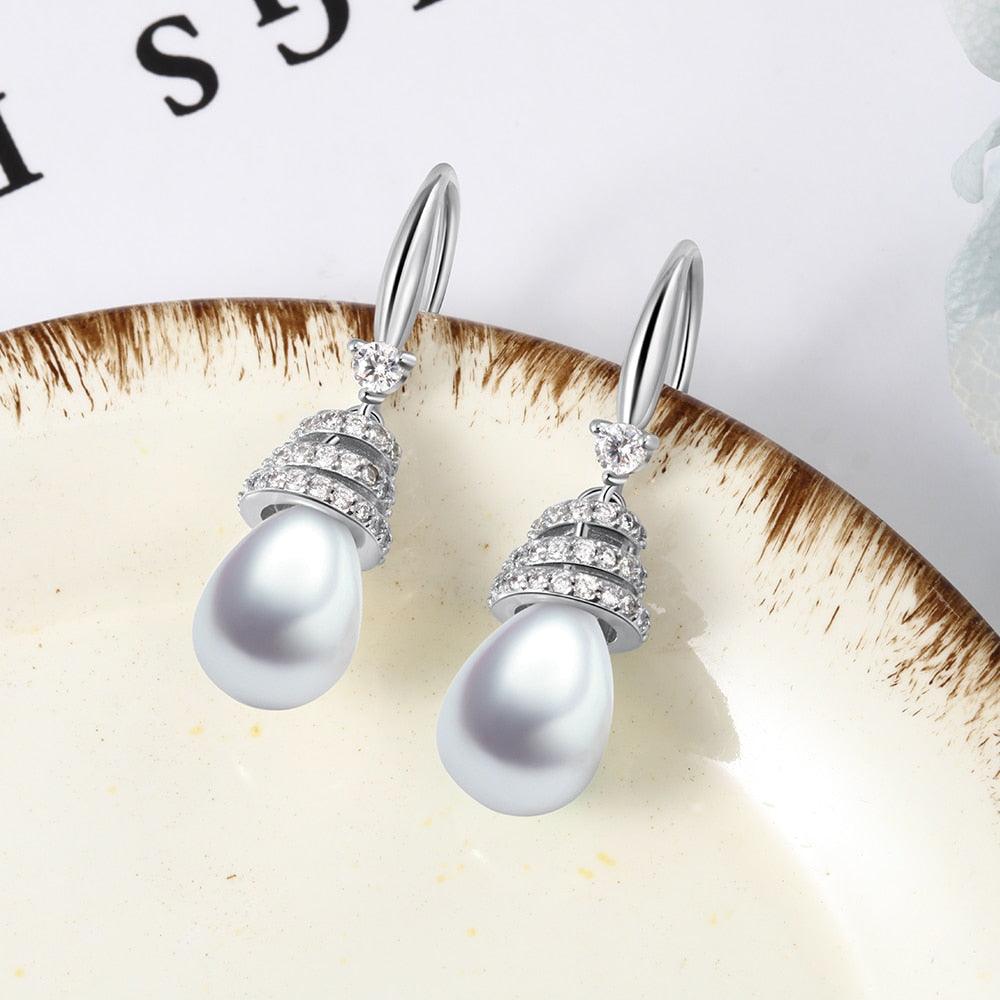 925 Sterling Silver Hook Earrings Drop Earrings for Girls - Personalized Jewel