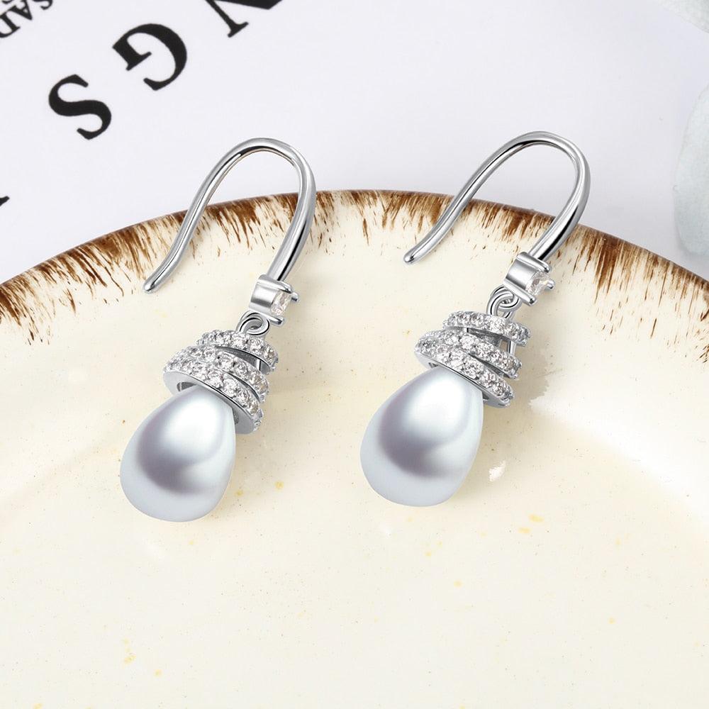 925 Sterling Silver Hook Earrings Drop Earrings for Girls - Personalized Jewel