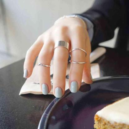 925 Sterling Silver Irregular Shape Hollow Ring, Fashion Jewelry Gift for Women - Personalized Jewel