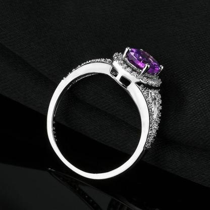 925 Sterling Silver Natural Stone Ring, Fashion Gift for Women - Personalized Jewel