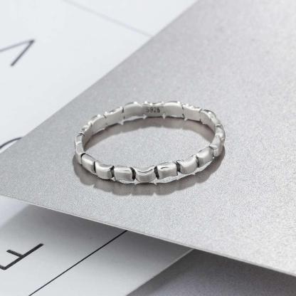 925 Sterling Silver Party Rings 2mm Width Fashion Jewelry Gift for Women - Personalized Jewel