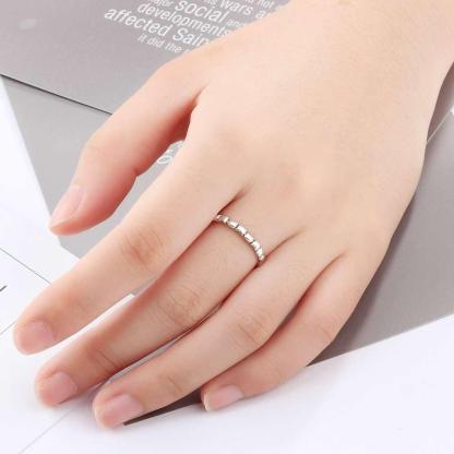925 Sterling Silver Party Rings 2mm Width Fashion Jewelry Gift for Women - Personalized Jewel
