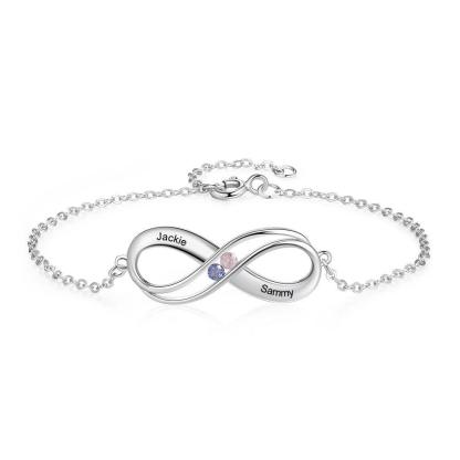 925 Sterling Silver Personalized Bracelet Stylish Accessory for Women - Personalized Jewel
