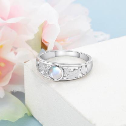 925 Sterling Silver Promise Ring, Flower Leaf Wedding Ring - Fashion Jewelry Collection Band - Perfect Choice For Women Of All Ages - Personalized Jewel