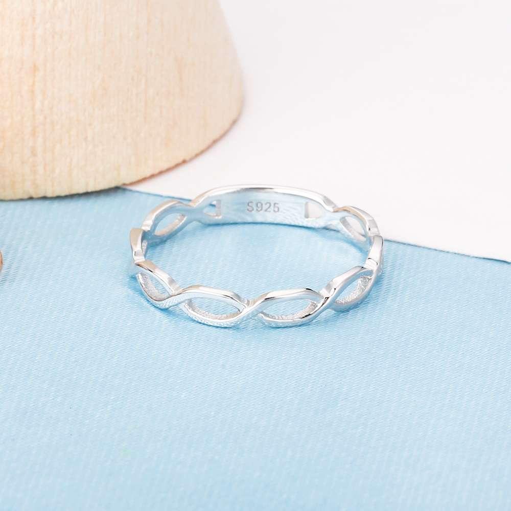 925 Sterling Silver Rings for Women - Infinity Love 8-Shape Design – Party Jewelry Gift - Personalized Jewel
