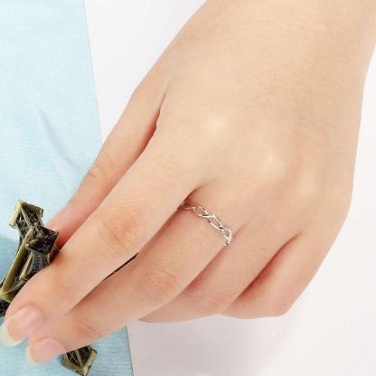 925 Sterling Silver Rings for Women - Infinity Love 8-Shape Design – Party Jewelry Gift - Personalized Jewel
