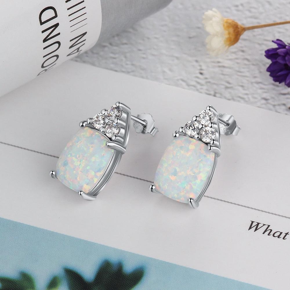 925 Sterling Silver Stud Earrings Ear Jewelry Accessory for Women - Personalized Jewel