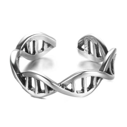 925 Sterling Silver Unique Wave Open Cuff Adjustable Rings Fashion, Jewelry Gift for Women - Personalized Jewel