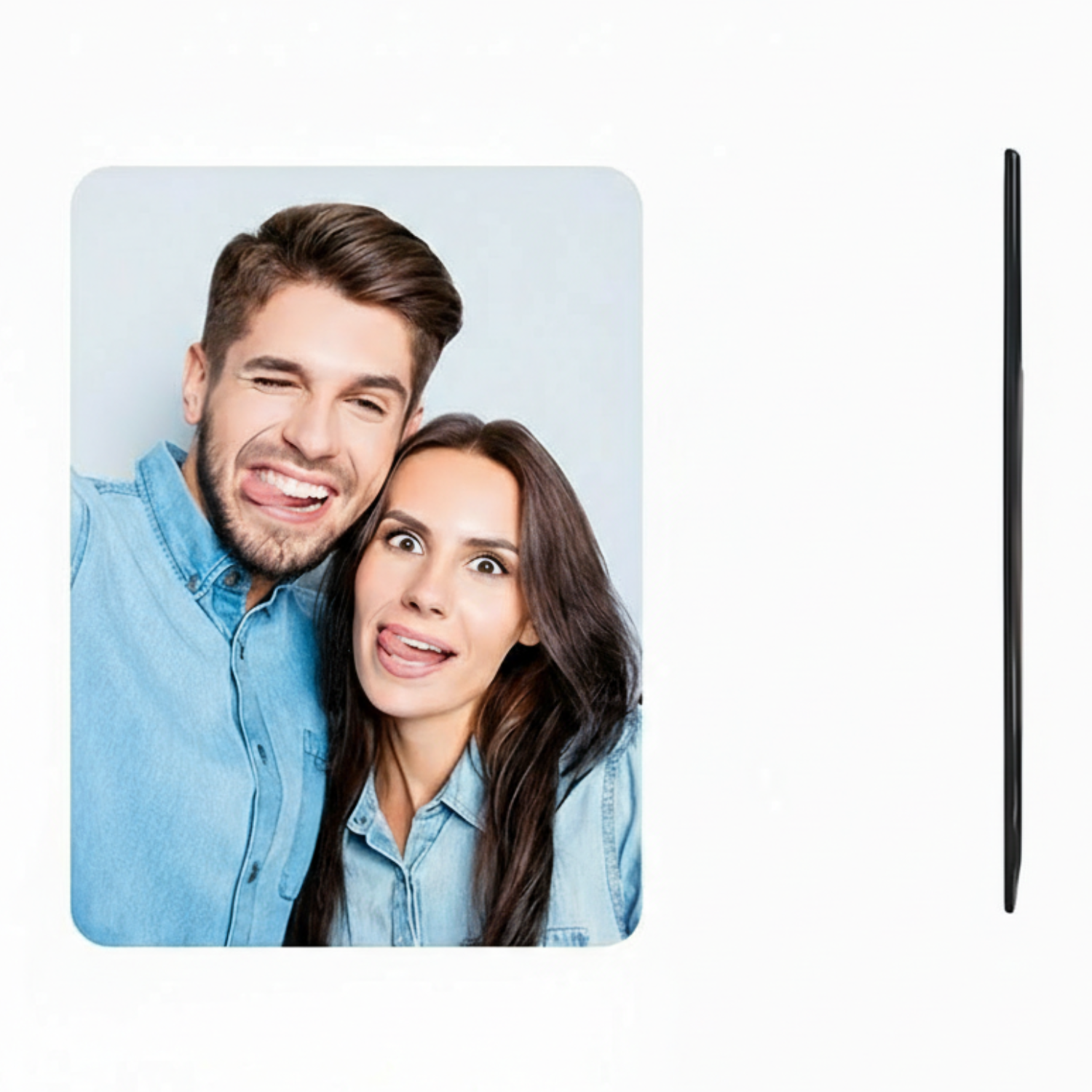 Personalized Oval Photo Fridge Magnet For Kitchen Decor