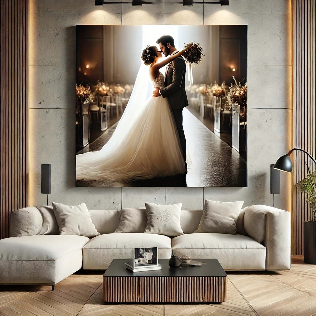 Personalized Couple Photo Canvas Posters