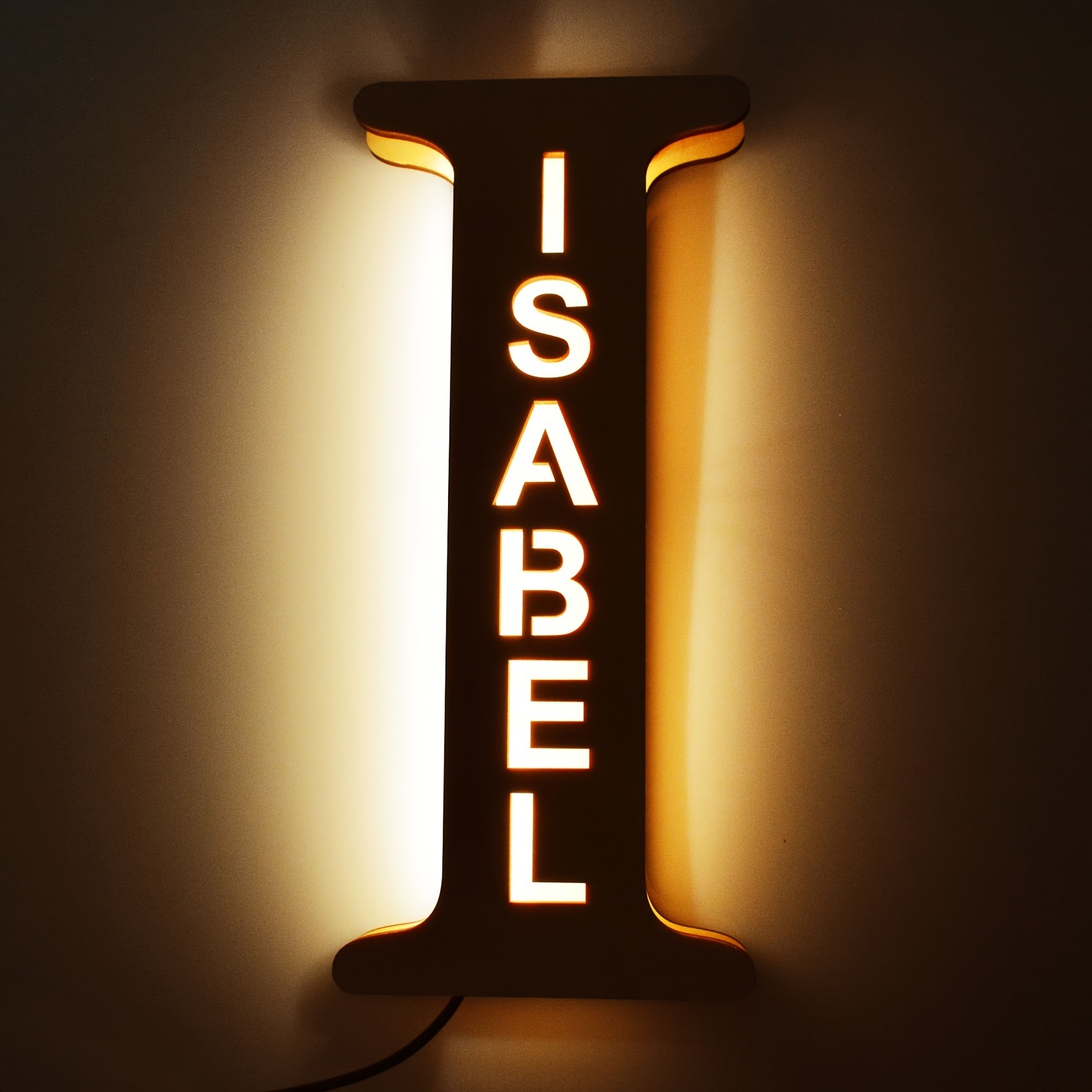 Custom Personalized LED Alphabet Letter Night Light