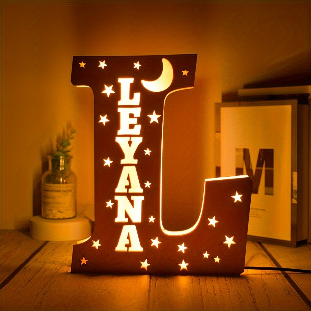 Personalized Alphabet LED Night Light