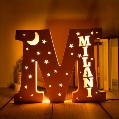 Personalized Alphabet LED Night Light