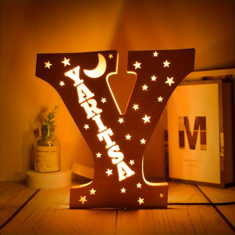 Personalized Alphabet LED Night Light