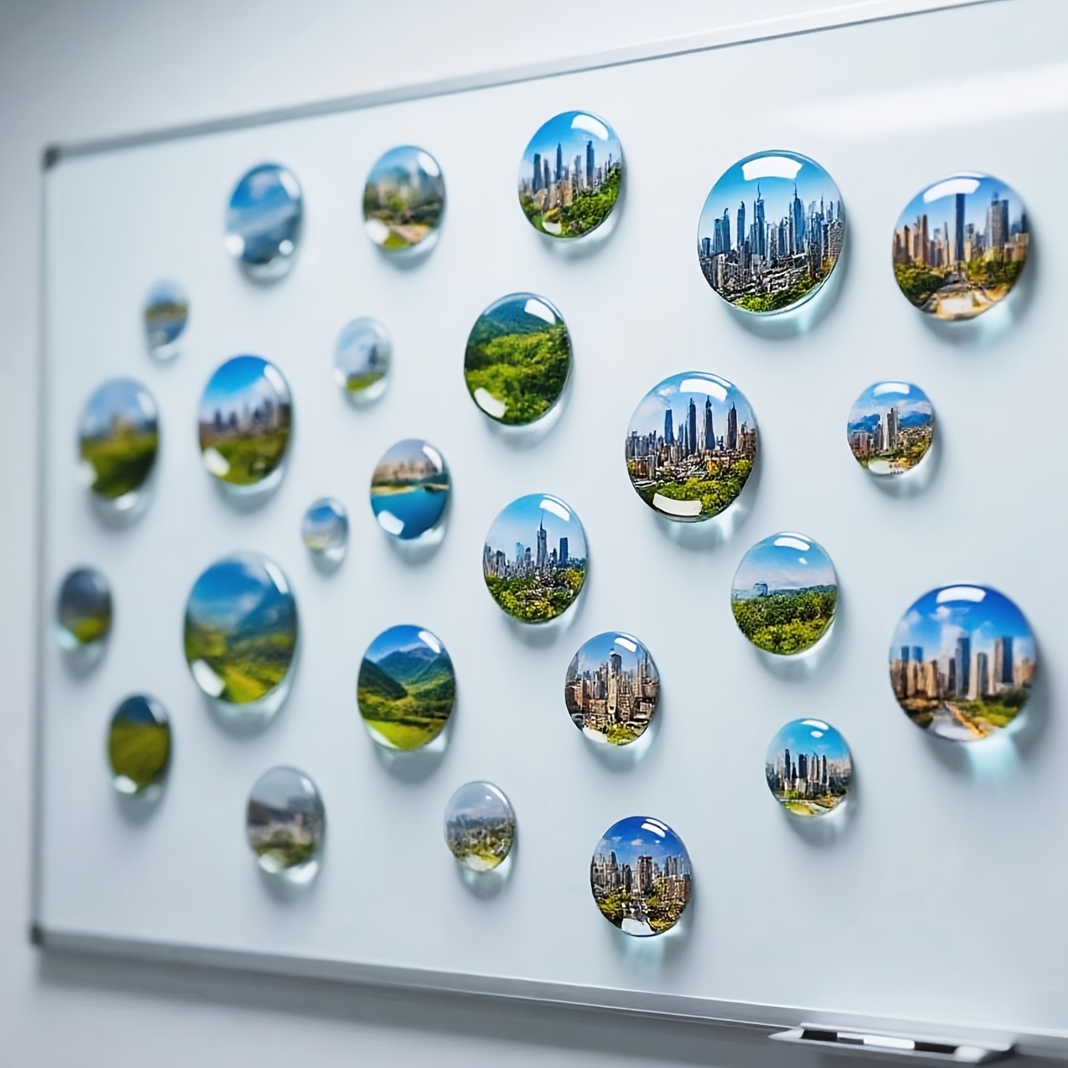 Personalized Photo Glass Refrigerator Magnet