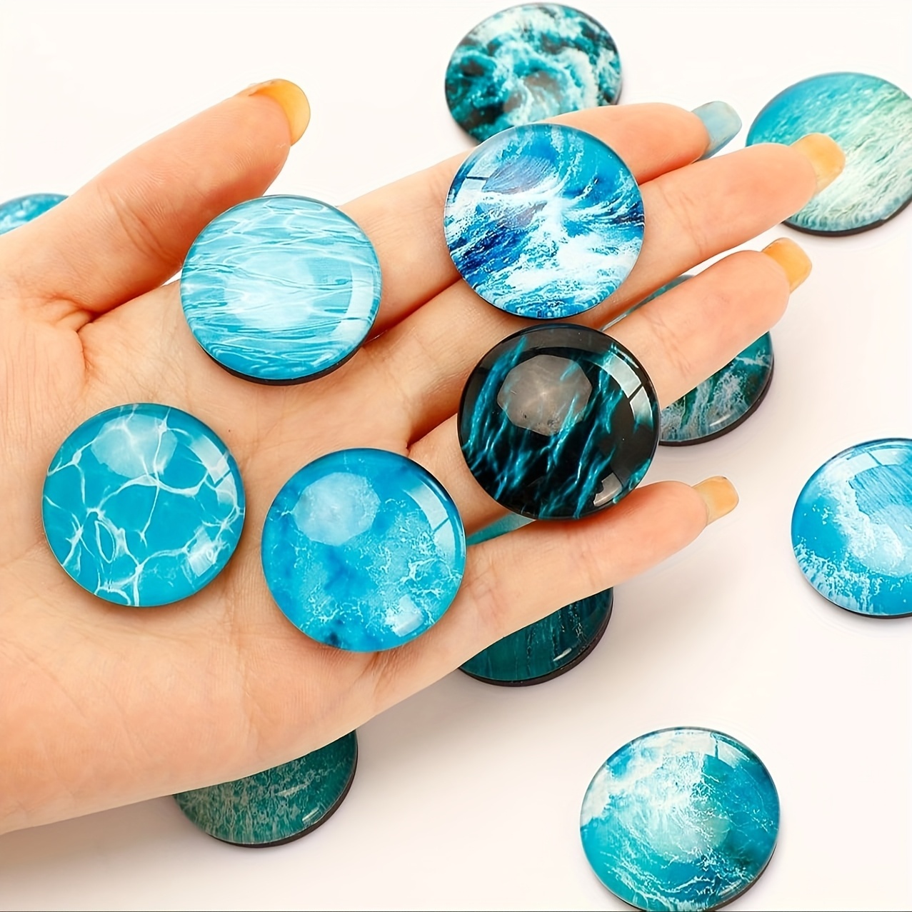 Personalized Photo Glass Refrigerator Magnet