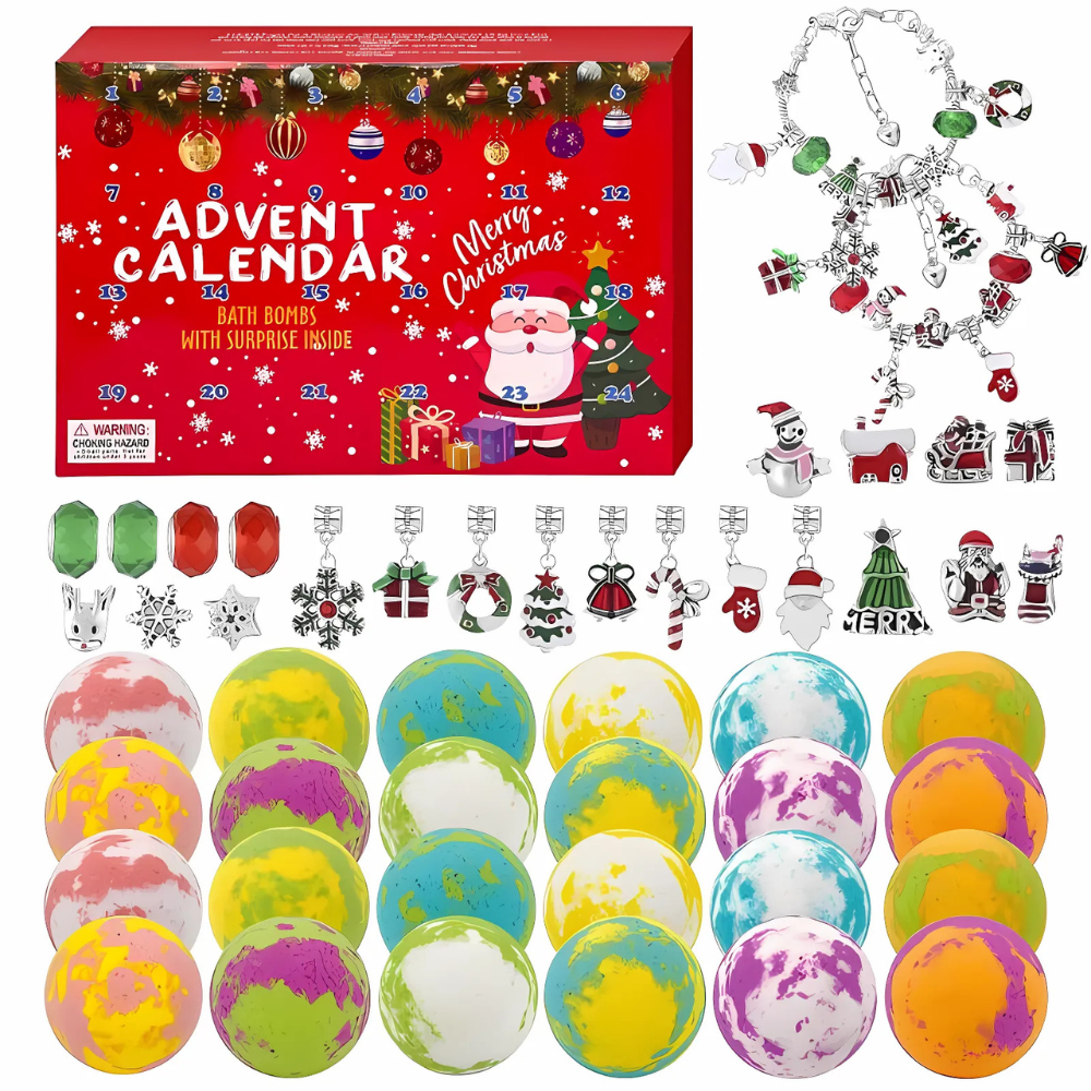 24 Days Of Festive Surprises With Christmas Advent Calendar-Personalized Jewels
