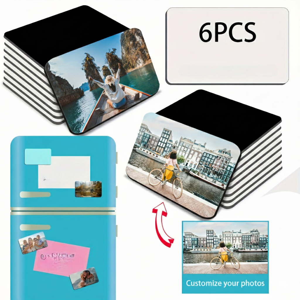 Customizable Photo Refrigerator Magnets