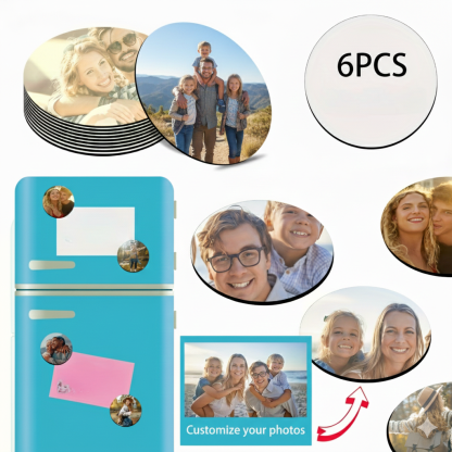 Customizable Photo Refrigerator Magnets