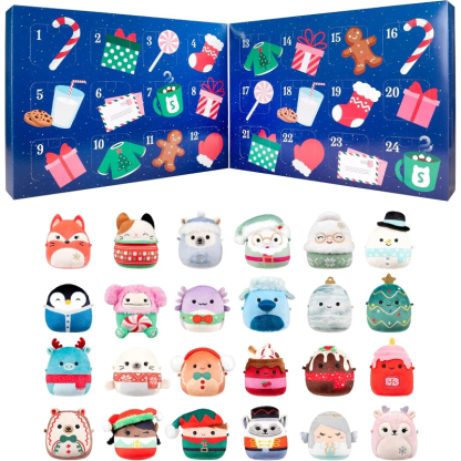 Cozy Christmas Plush Countdown Calendar