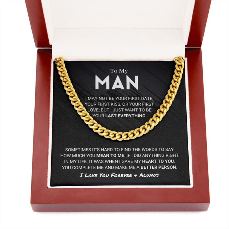 Cuban Link Chain For Him-Personalized Jewels
