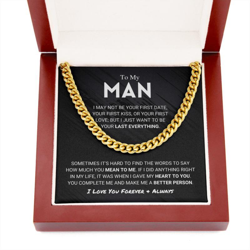 Cuban Link Chain For Him-Personalized Jewels