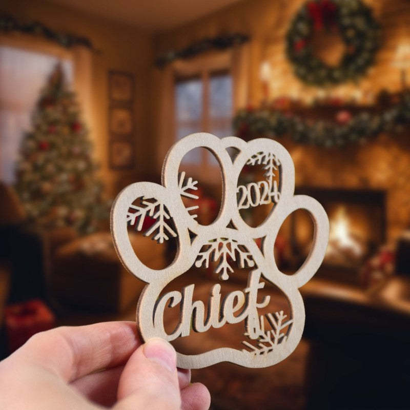 Custom Family And Pet Name Ornament-Personalized Jewels