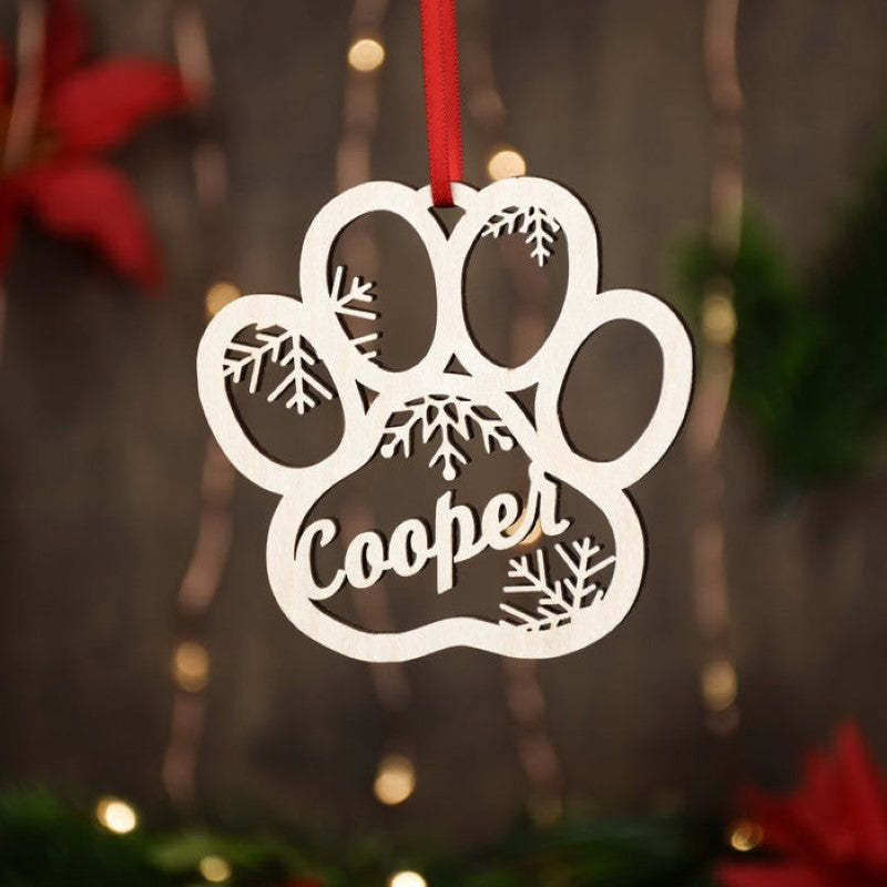 Custom Family And Pet Name Ornament-Personalized Jewels