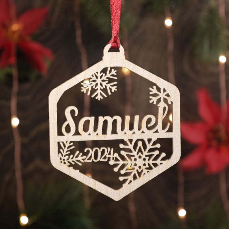Custom Family And Pet Name Ornament-Personalized Jewels