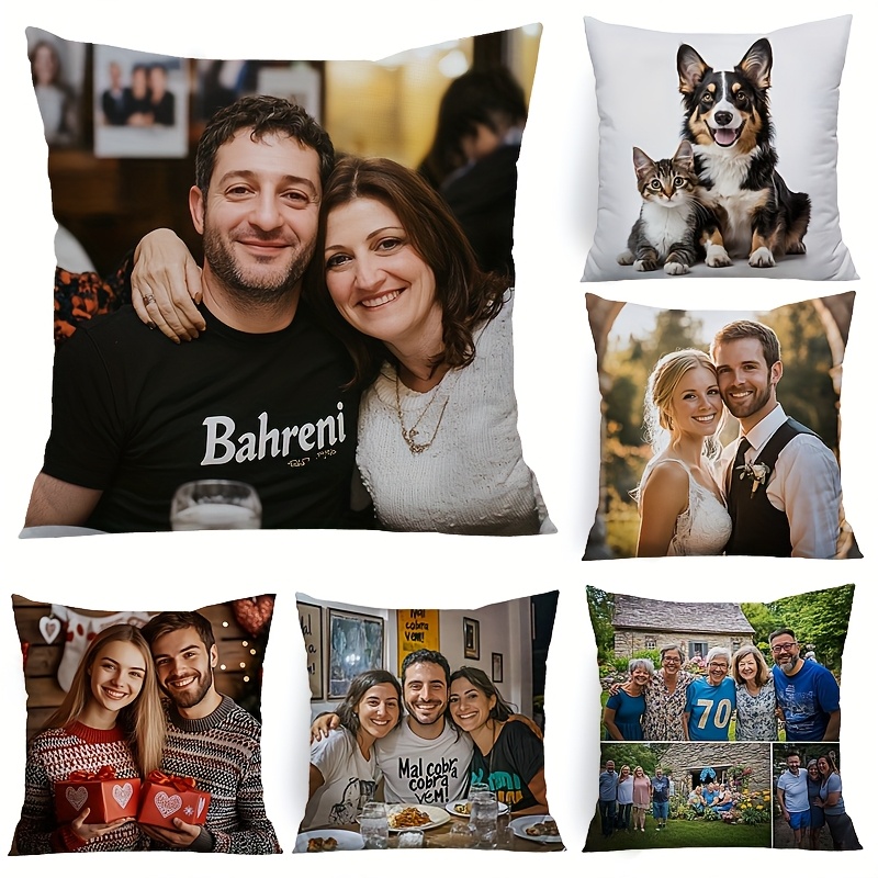 Customized DIY Photo Pillowcase Set of 1