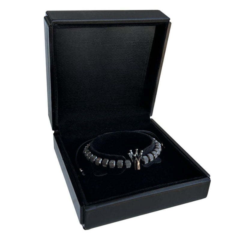 Graceful Crown And Beads Bracelet-Personalized Jewels