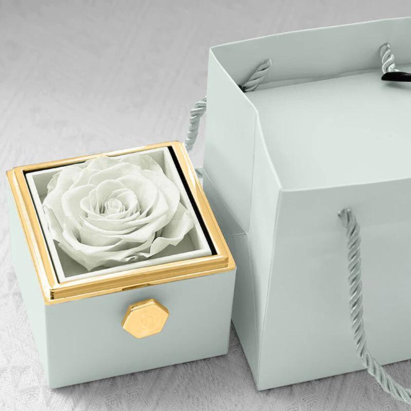 Timeless Rose Box Set With Customizable Necklace-Personalized Jewels